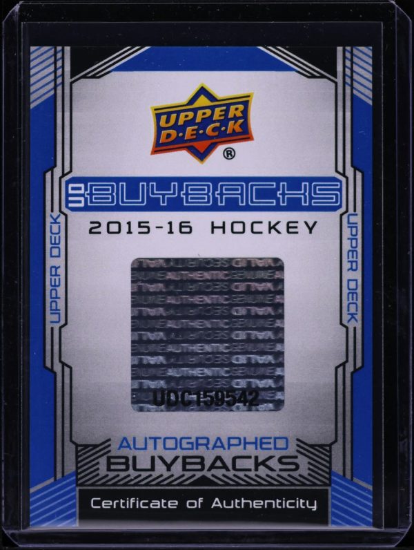 2015 Upper Deck Buybacks '14 Artifacts Wayne Gretzky Auto /2 #41 PSA 9 Auto 10 - Image 3