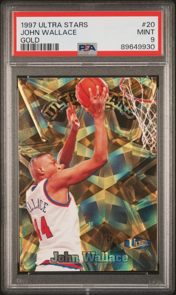 1997 Ultra Stars Gold John Wallace #20 PSA 9 Mint