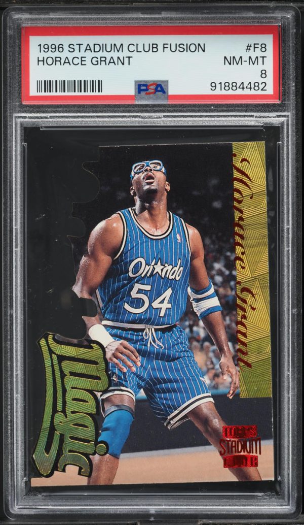 1996 Stadium Club Fusion Horace Grant #F8 PSA 8 NM-MT