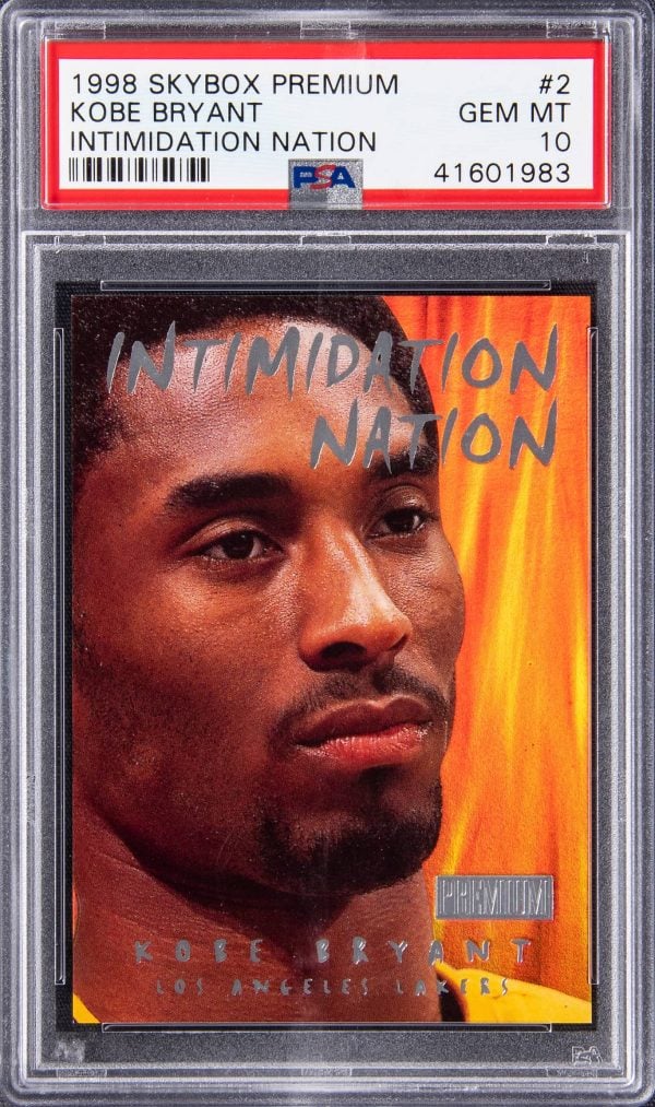 1998 Skybox Premium Intimidation Nation Kobe Bryant #2 PSA 10 Gem Mint