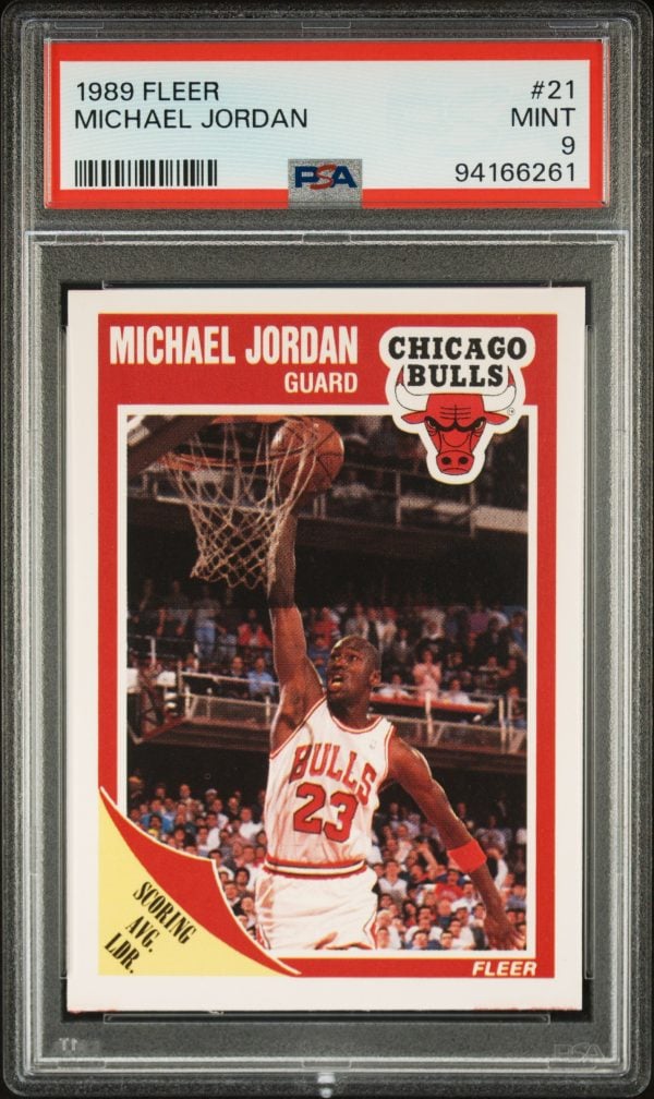 1989 Fleer Michael Jordan #21 PSA 9 Mint