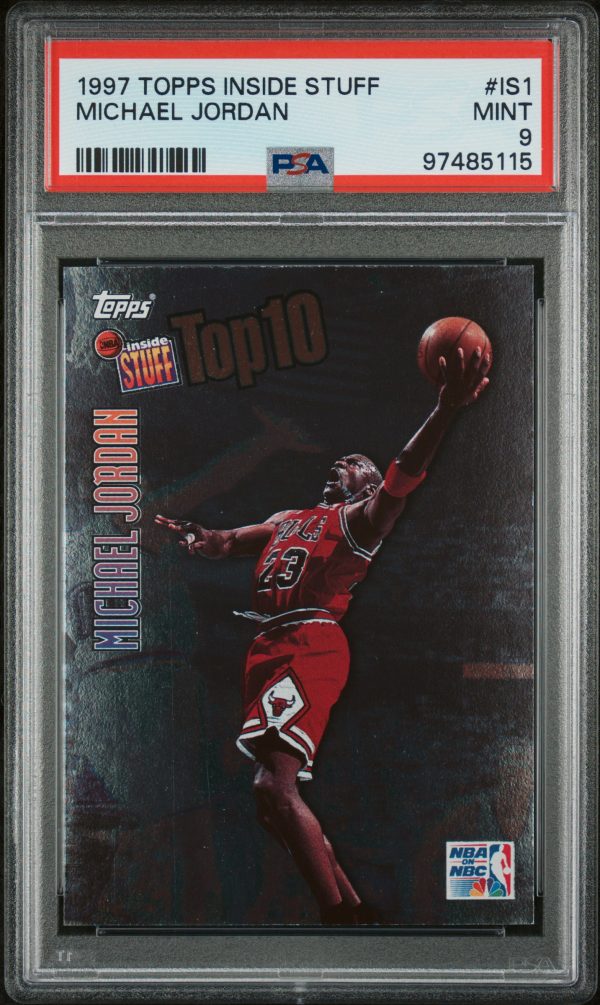 1997 Topps Inside Stuff Michael Jordan #IS1 PSA 9 Mint