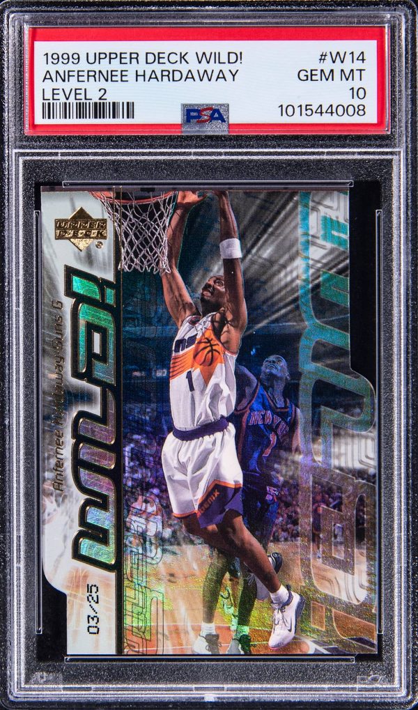 1999 Upper Deck Wild! Level 2 Anfernee Hardaway /25 #W14 PSA 10 Gem Mint