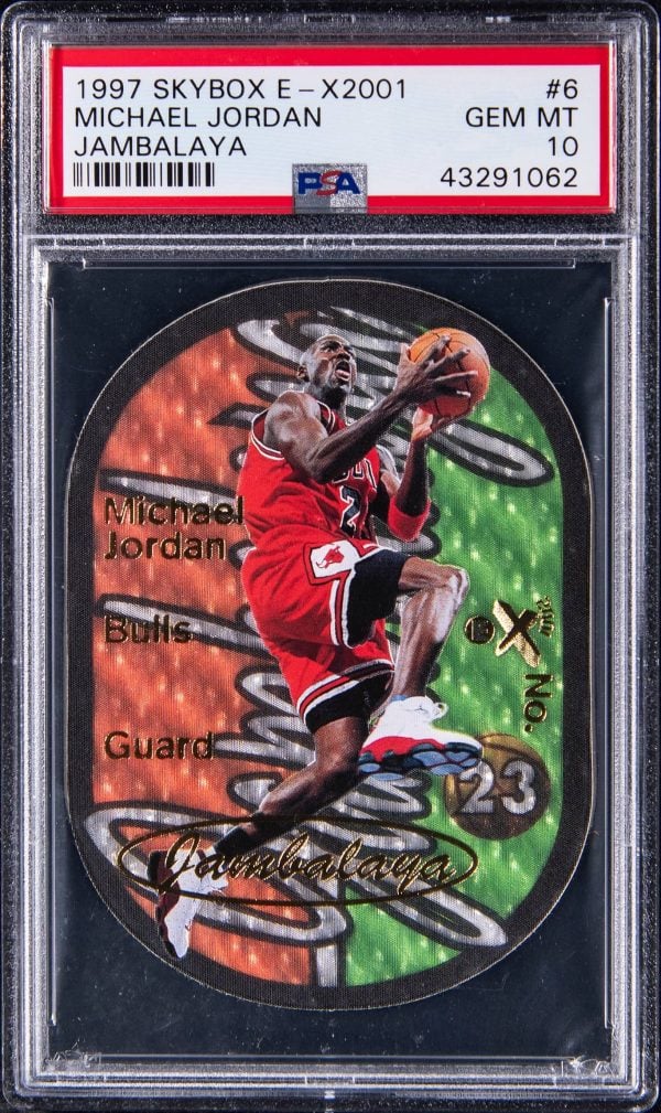 1997 Skybox E-X2001 Jambalaya Michael Jordan #6 PSA 10 Gem Mint