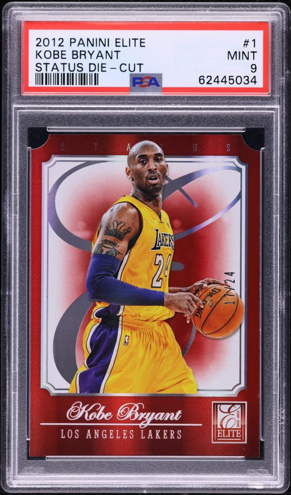 2012 Elite Status Die-Cut Kobe Bryant /24 #1 PSA 9 MINT