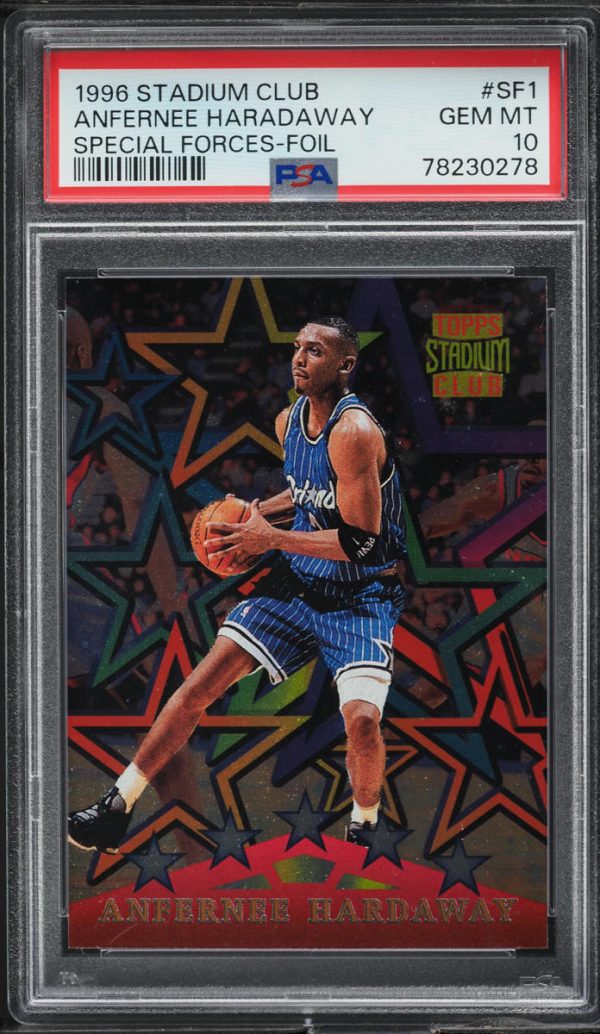 1996 Stadium Club Special Forces Foil Anfernee Hardaway #SF1 PSA 10 GEM MINT