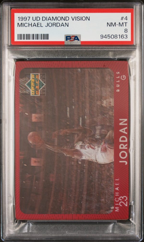 1997 Upper Deck Diamond Vision Michael Jordan #4 PSA 8 NM-MT