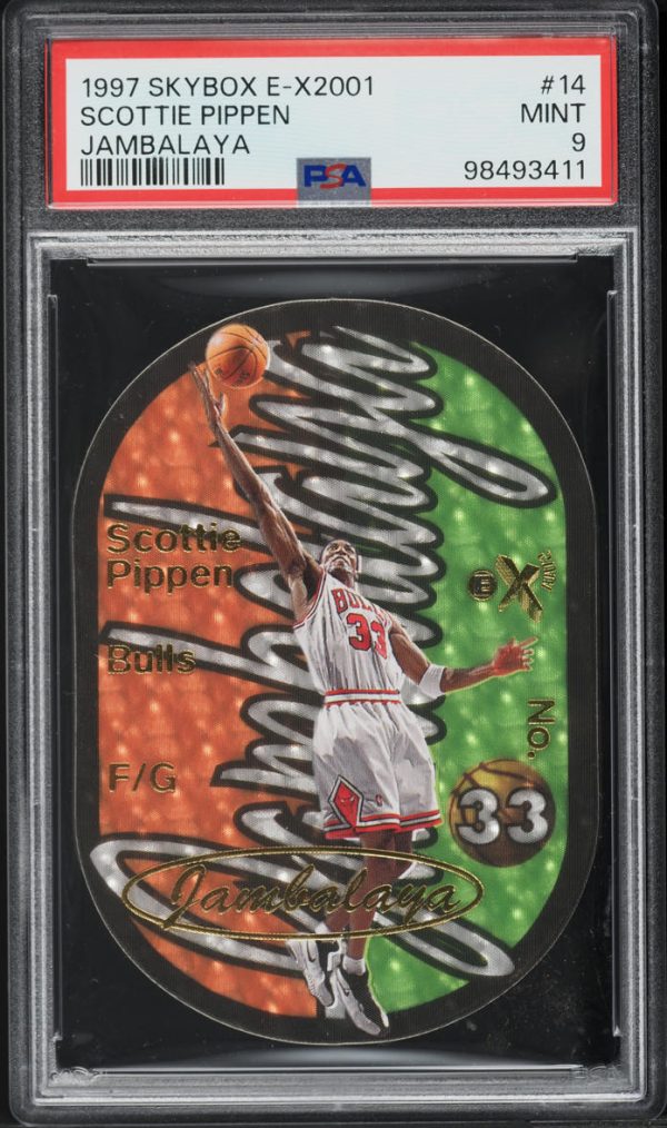 1997 Skybox E-X2001 Jambalaya Scottie Pippen #14 PSA 9 MINT