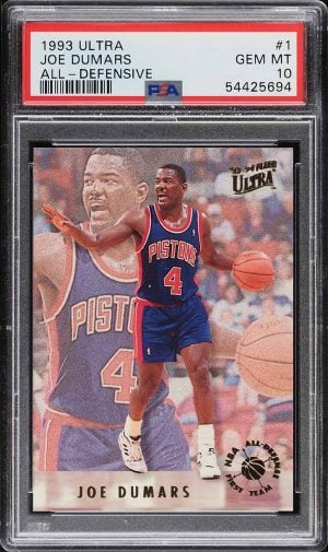 1993 Ultra All-Defensive Joe Dumars #1 PSA 10 GEM MINT