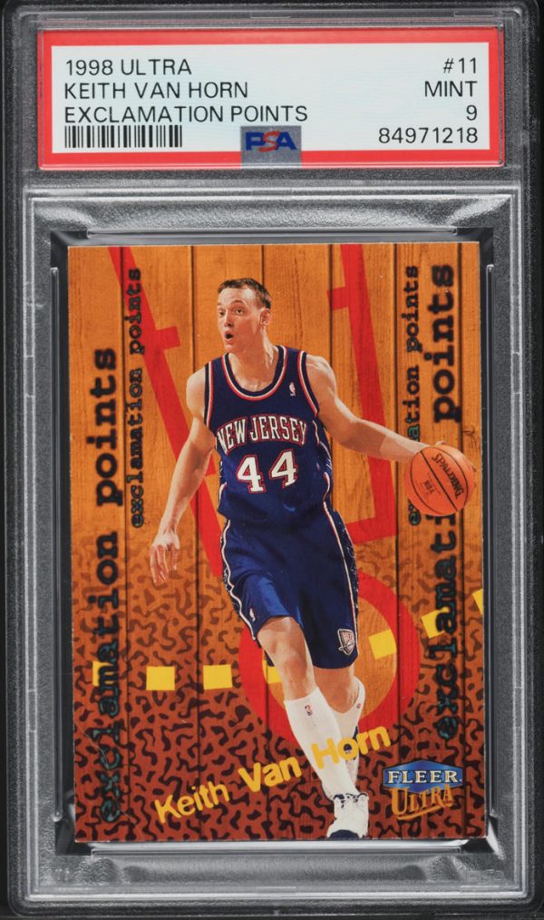 1998 Ultra Exclamation Points Keith Van Horn #11 PSA 9 MINT