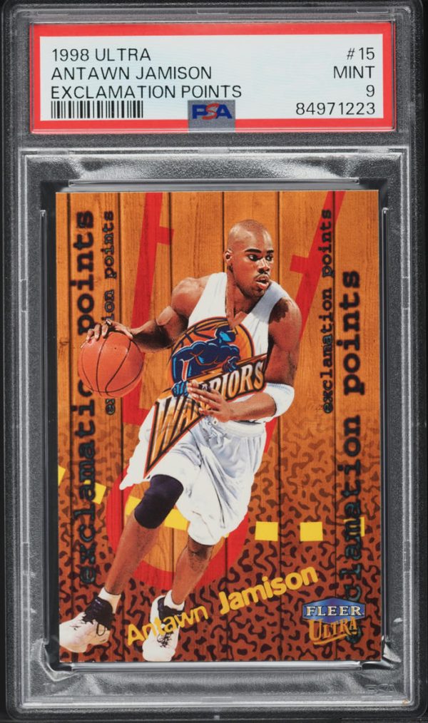 1998 Ultra Exclamation Points Antawn Jamison #15 PSA 9 MINT