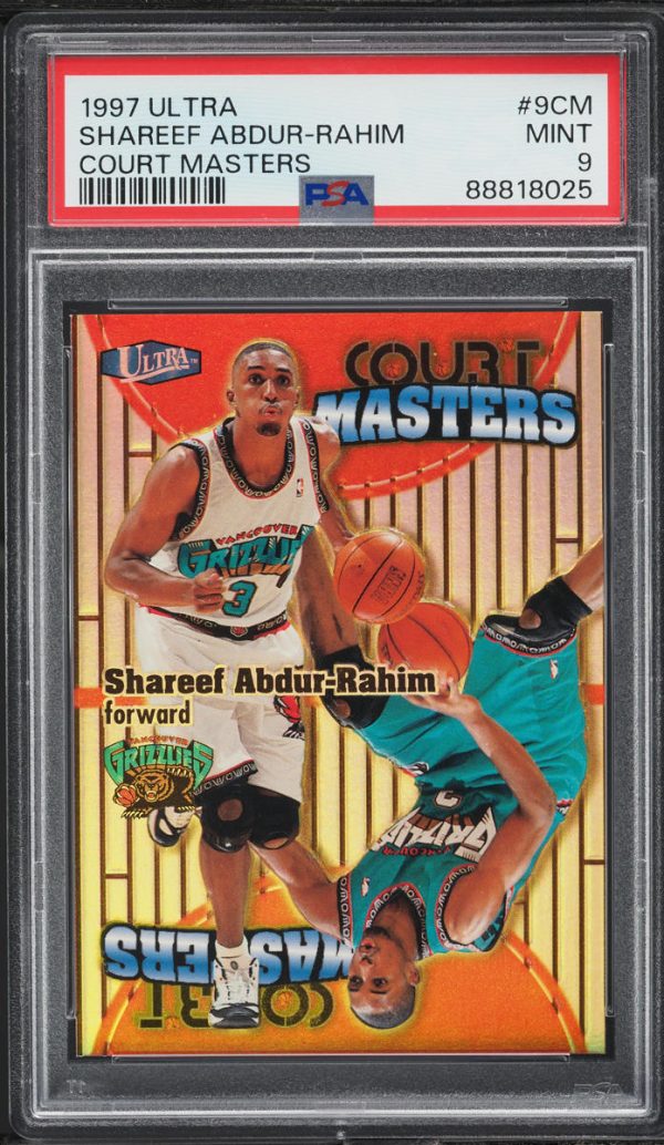 1997 Ultra Court Masters Shareef Abdur-Rahim #9CM PSA 9 MINT