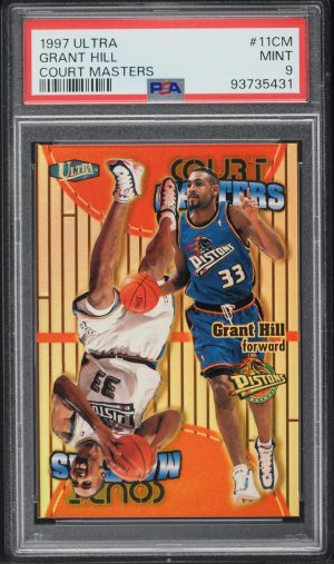 1997 Ultra Court Masters Grant Hill #11CM PSA 9 MINT