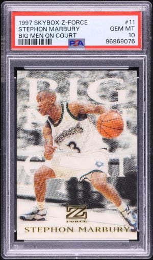 1997 Skybox Z-Force Big Men On Court Stephon Marbury #11 PSA 10 GEM MINT