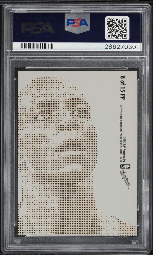 1997 Metal Universe Platinum Portraits Kevin Garnett #8 PSA 10 Gem Mint - Image 2