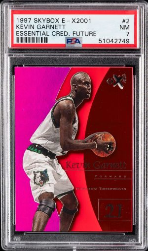 1997 Skybox E-X2001 Essential Credentials Future /79 Kevin Garnett #2 PSA 7