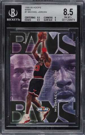 1998 Hoops Bams Michael Jordan /250 #1 BGS 8.5