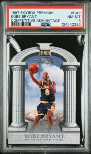 1997 Skybox Premium Competitive Advantage Kobe Bryant #CA2 PSA 8