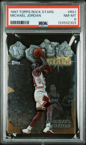 1997 Topps Rock Stars Michael Jordan #RS1 PSA 8