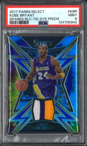 2007 Panini Select Sparks Relic Tie-Dye Prizm #KBR /25 PSA 9 Mint