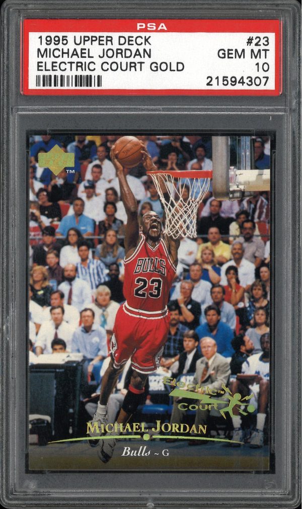 1995 Upper Deck Electric Court Gold Michael Jordan #23 PSA 10 Gem Mint