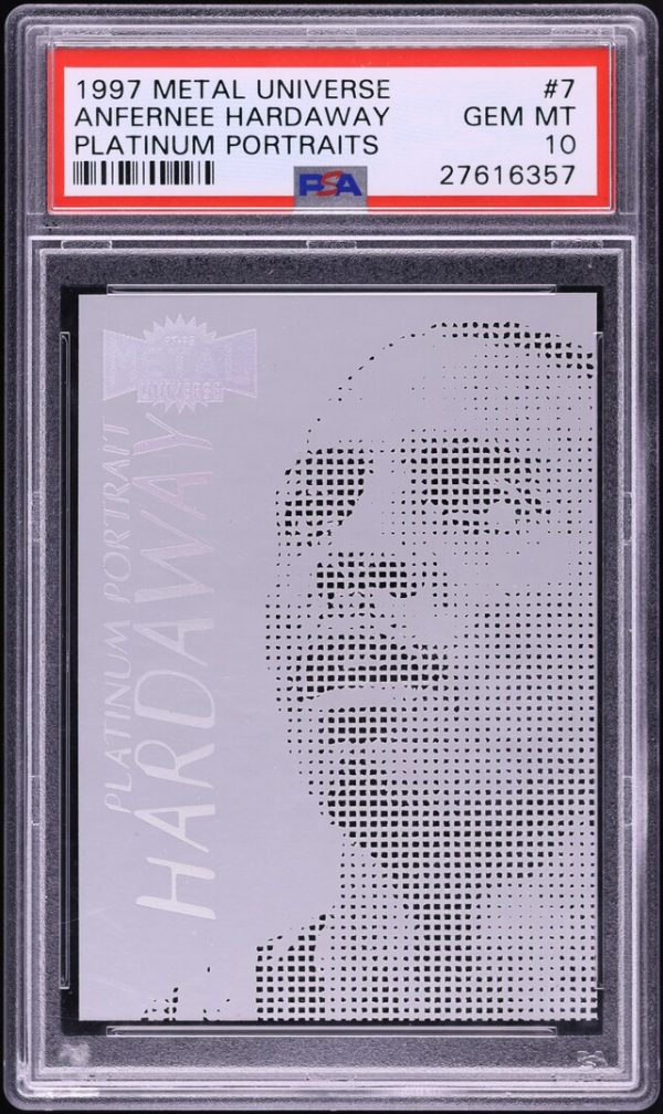 1997 Metal Universe Platinum Portraits Anfernee Hardaway #7 PSA 10 GEM MINT