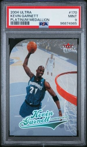 2004 Ultra Platinum Medallion Kevin Garnett /100 #170 PSA 9 Mint